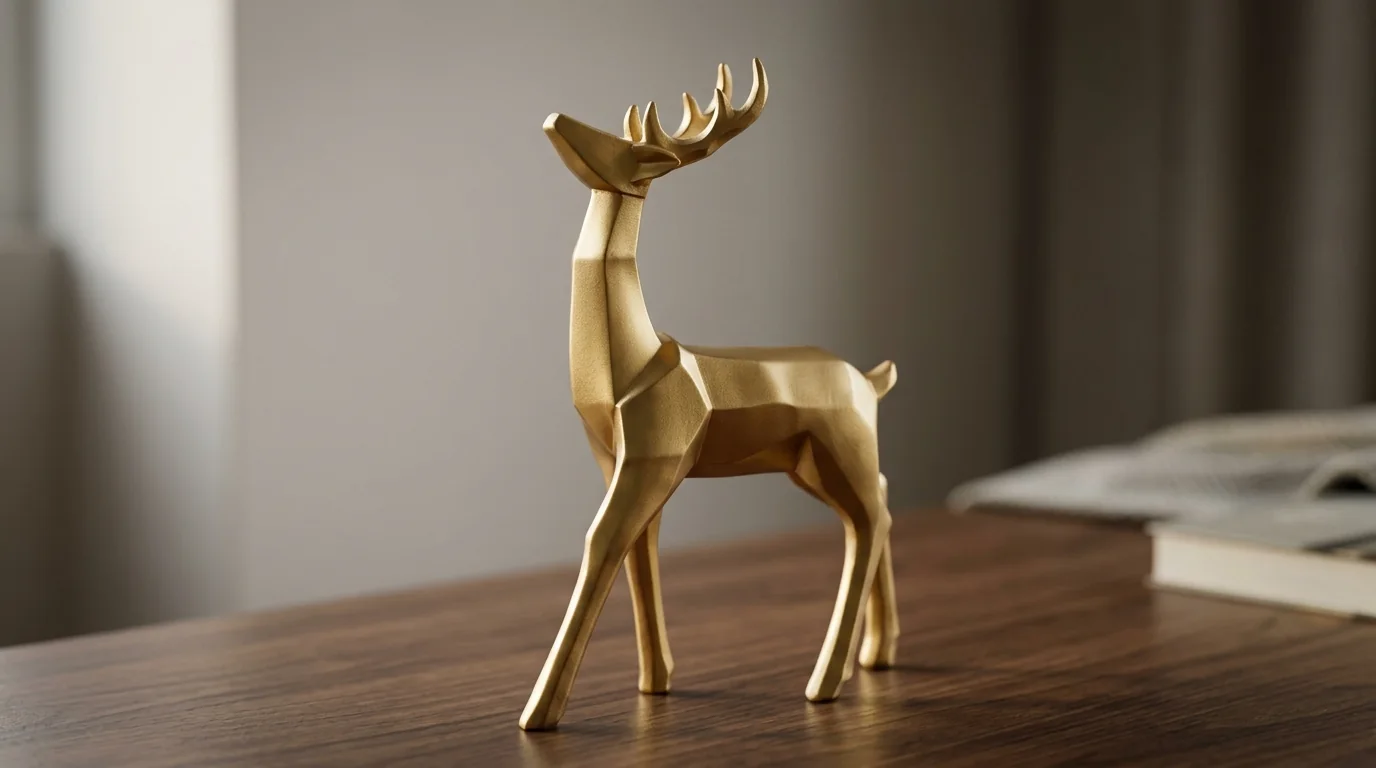 Chambre 2 — décoration cerf alpin