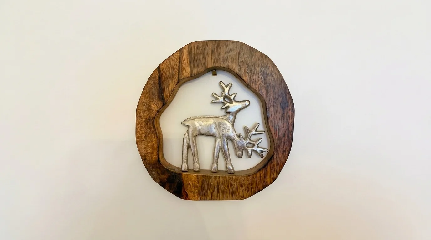 Chambre 3 — décoration deux cerfs alpins