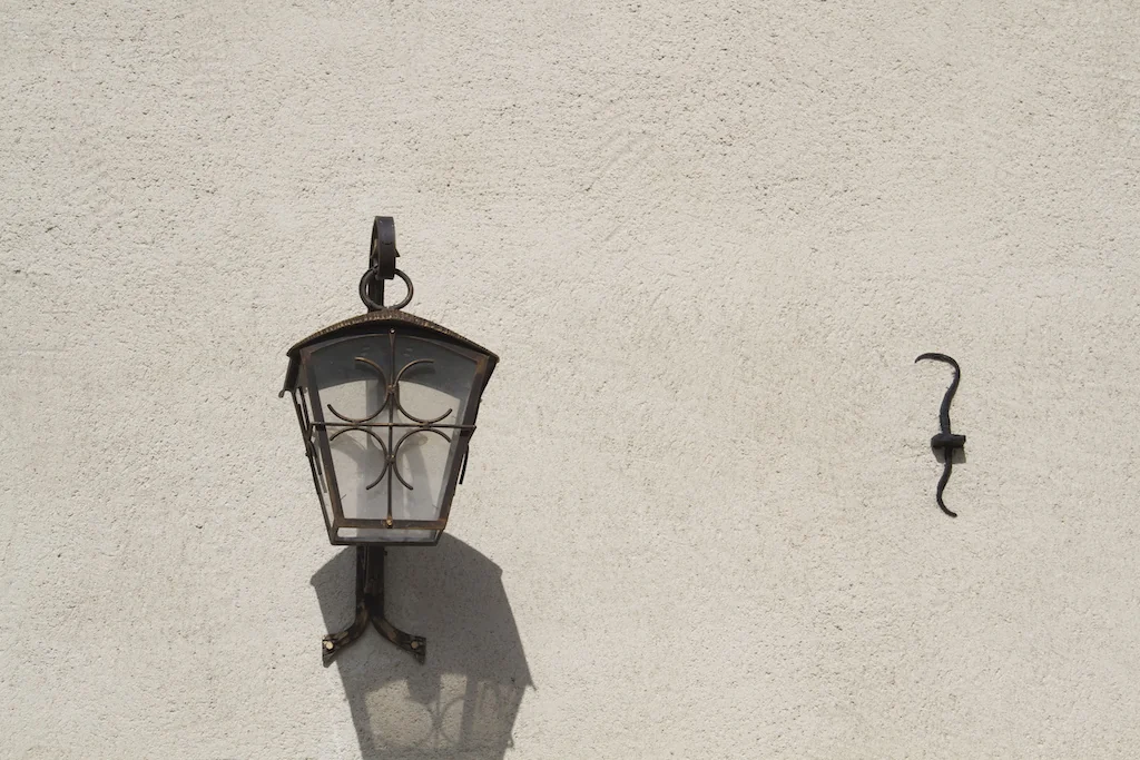 Lanterne en fer forgé