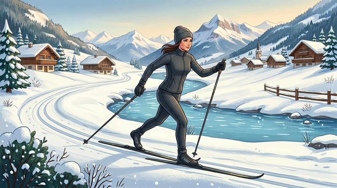 Ski de fond dans la vallée d'Abondance